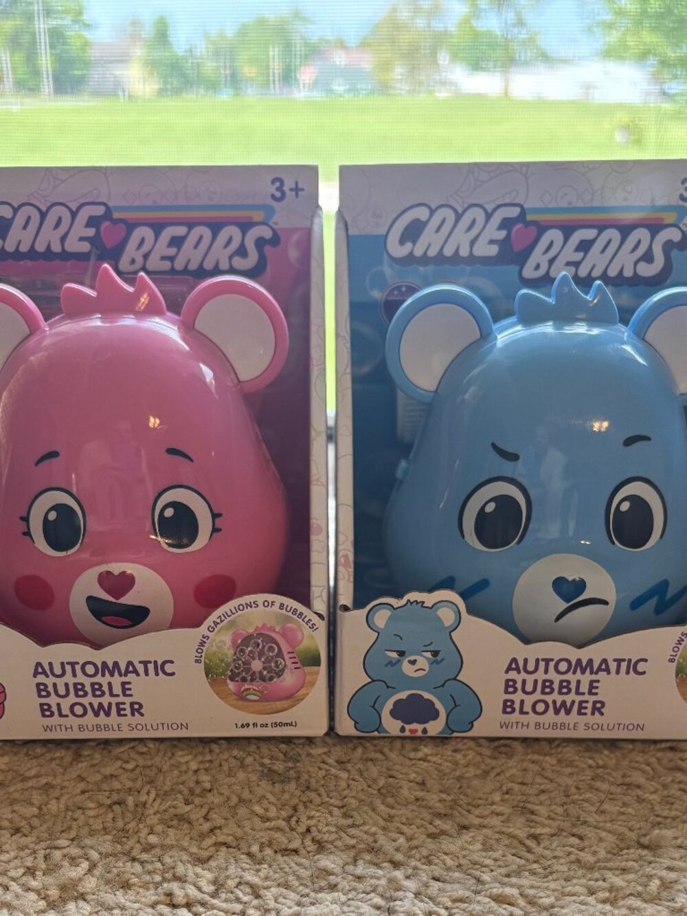 Care Bears (Grumpy and Cheer Bears) Automatic Bubble Blower Set
